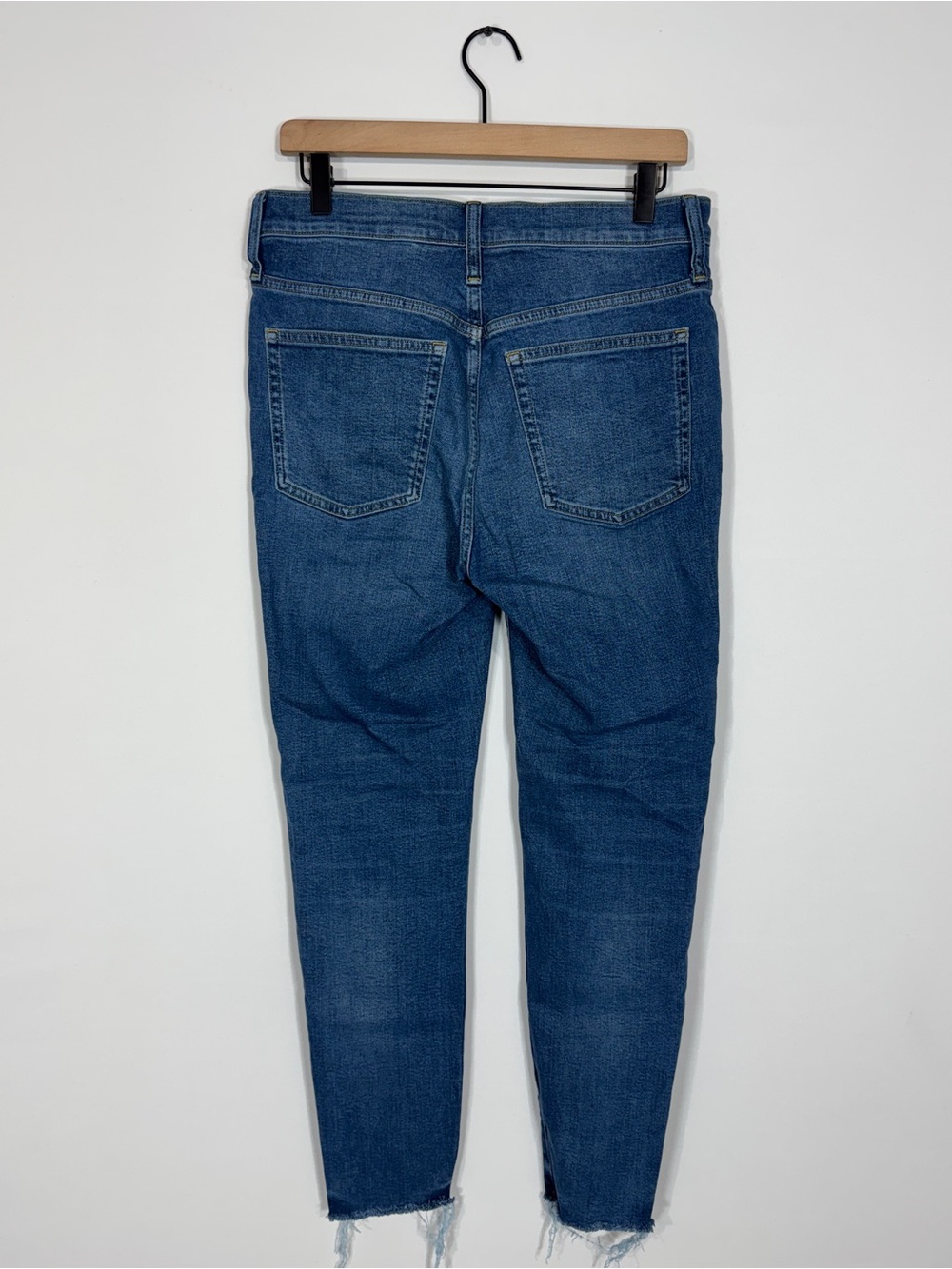 WJ10 {J. Crew} 10" Toothpick Saybrook Blue Wash Skinny Denim Jeans - Picture 2 of 7